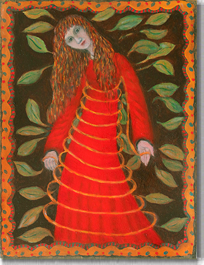 Dervish by Bert Menco · 2020 · Oil on paper · 40.6 × 30.5 cm · 16 × 12 in